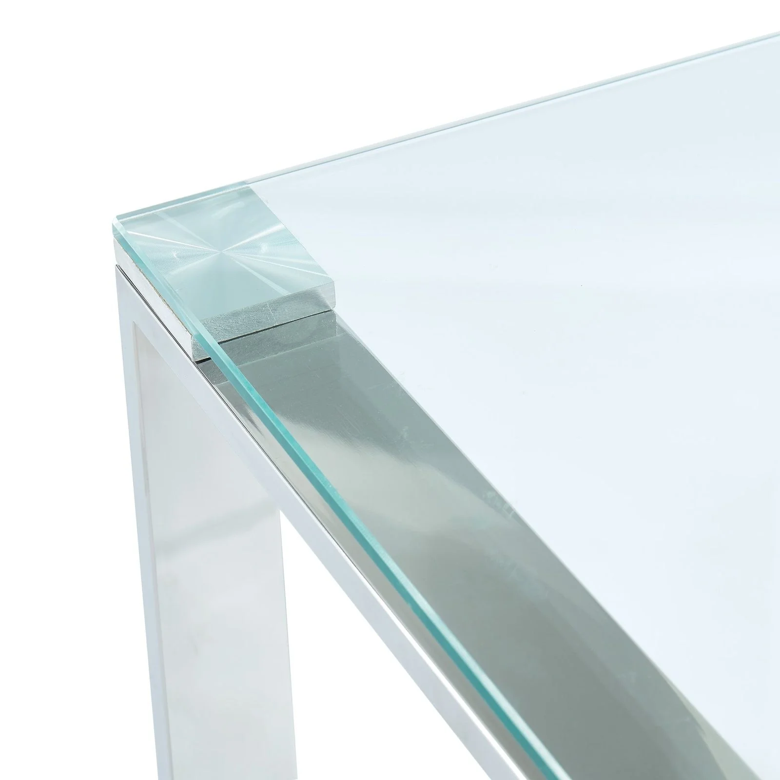 Worldwide Home Furnishings Zevon-Accent Table-Silver Accent Table 501-408CH - Image 5