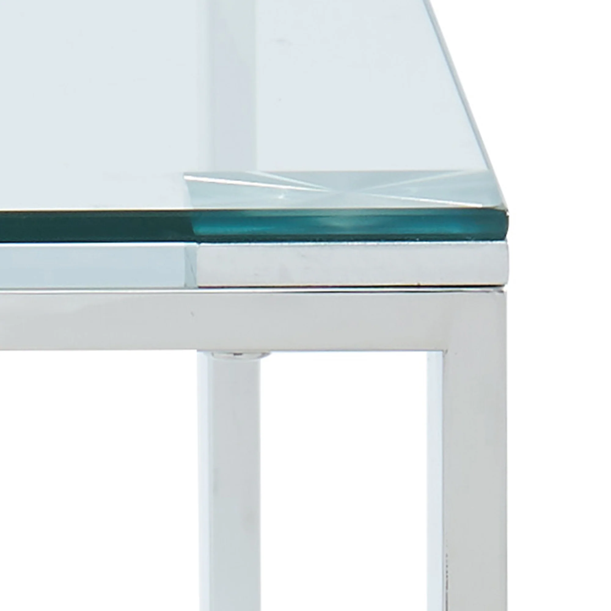 Worldwide Home Furnishings Zevon-Console/Desk-Silver Console/Desk 502-408CH - Image 6