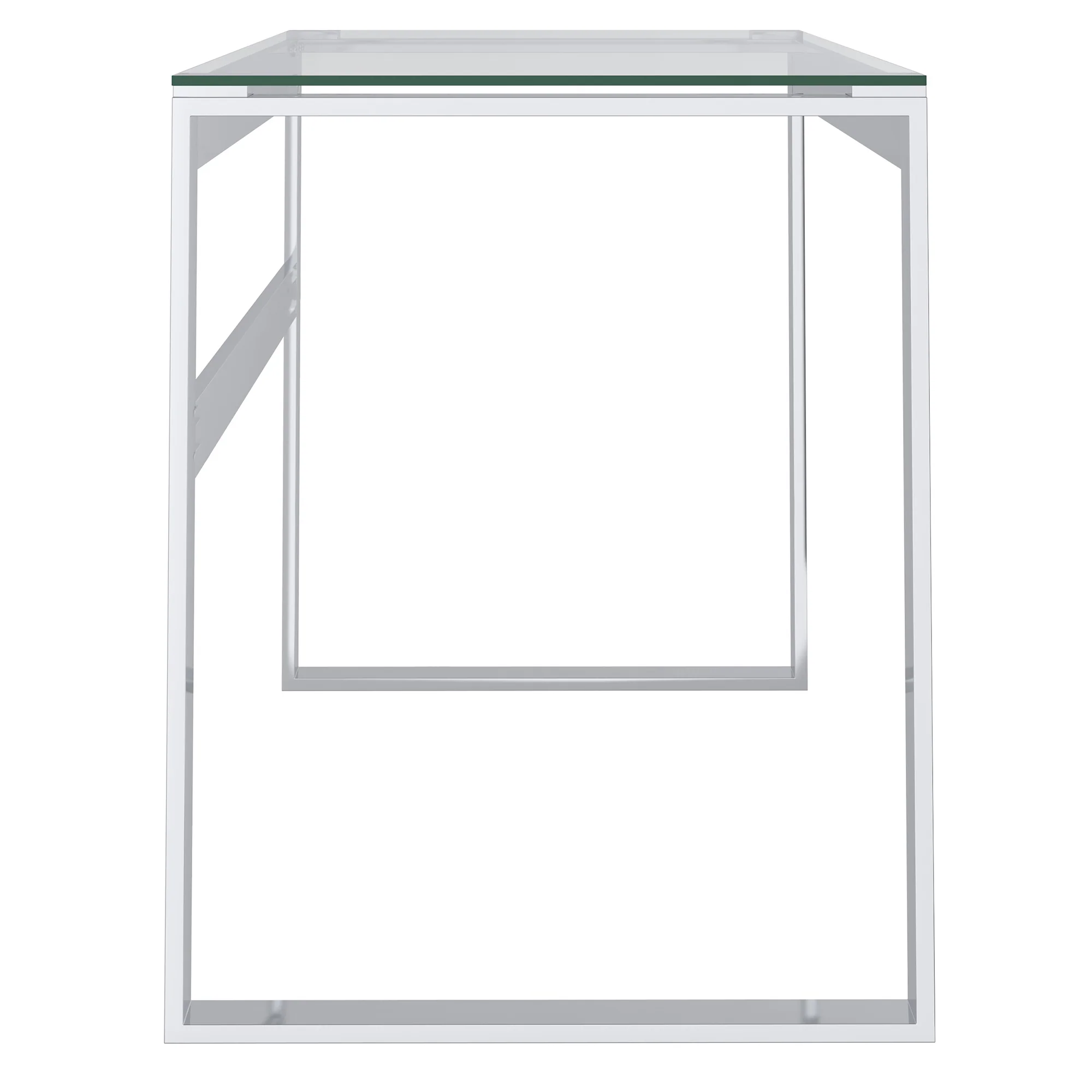 Worldwide Home Furnishings Zevon-Desk-Silver Desk 801-408CH - Image 5