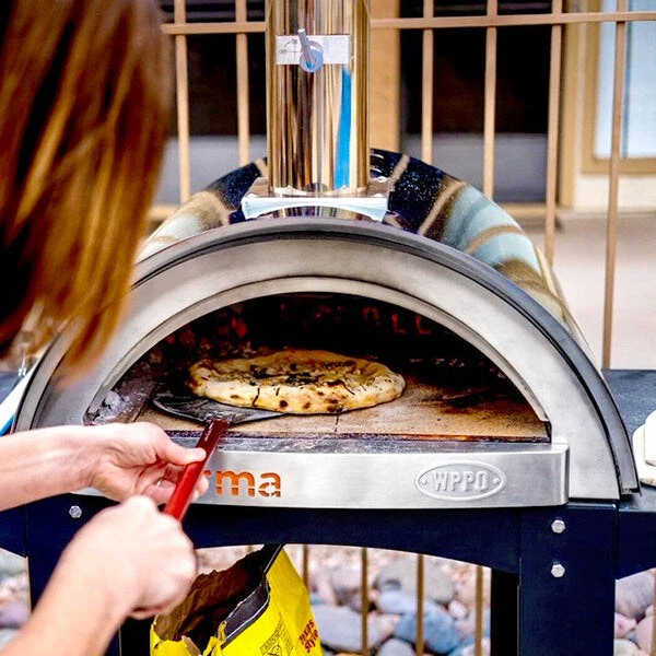 WPPO Karma 25" Wood Fired Pizza Oven with Stand WKK-01S-WS-RED - Image 4