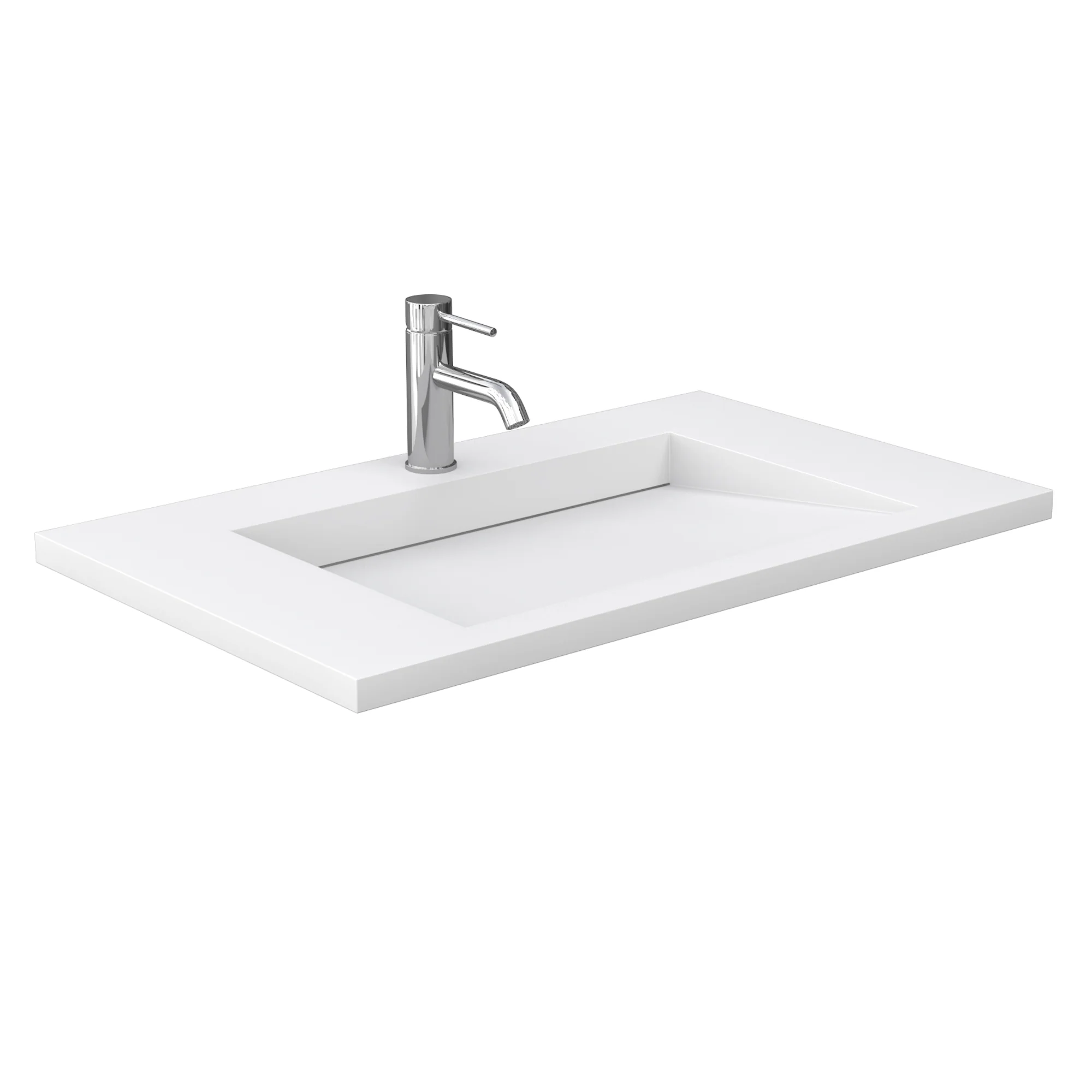 Wyndham Collection Miranda 36 Inch Single Bathroom Vanity in Dark Gray - Image 10