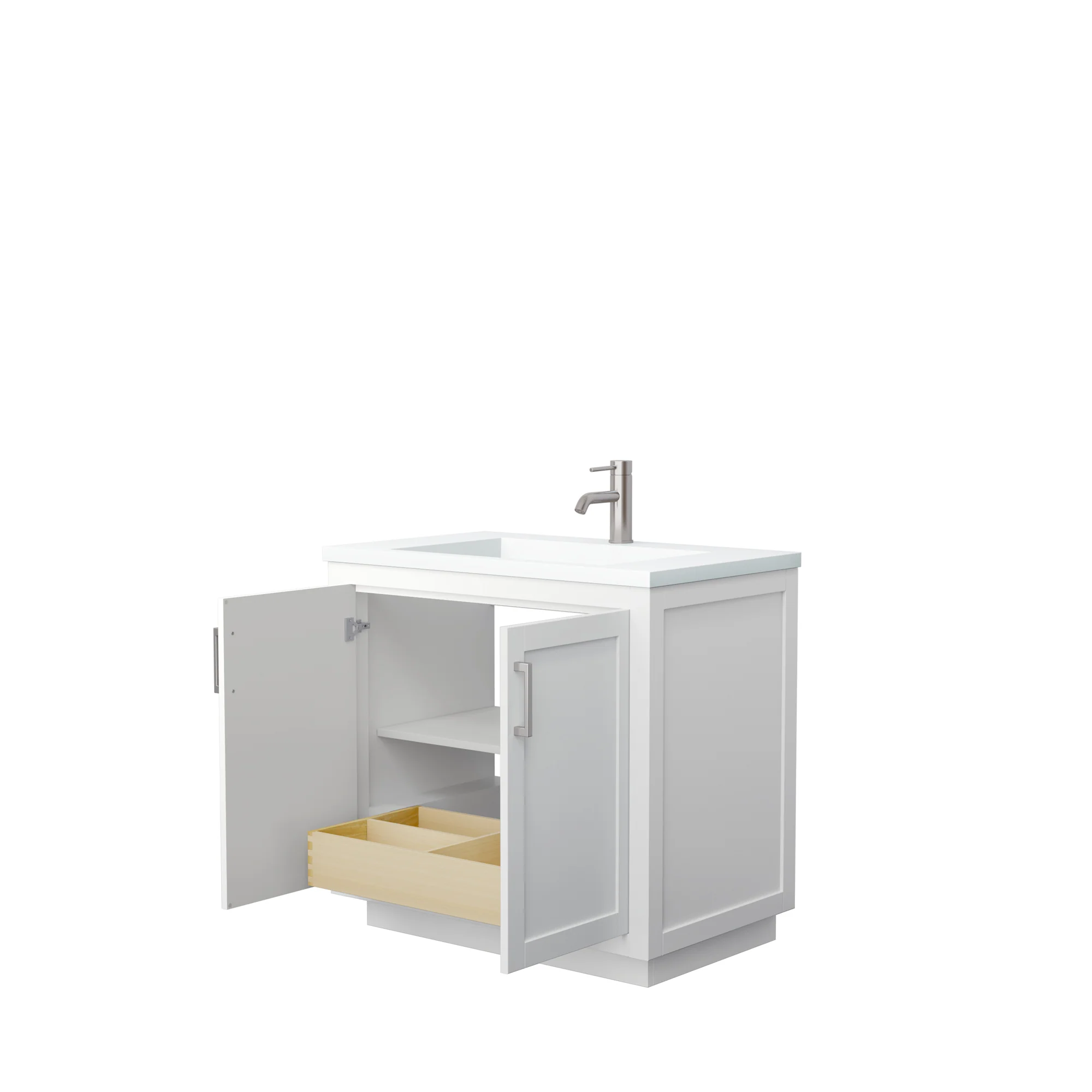 Wyndham Collection Miranda 36 Inch Single Bathroom Vanity in White - Image 13