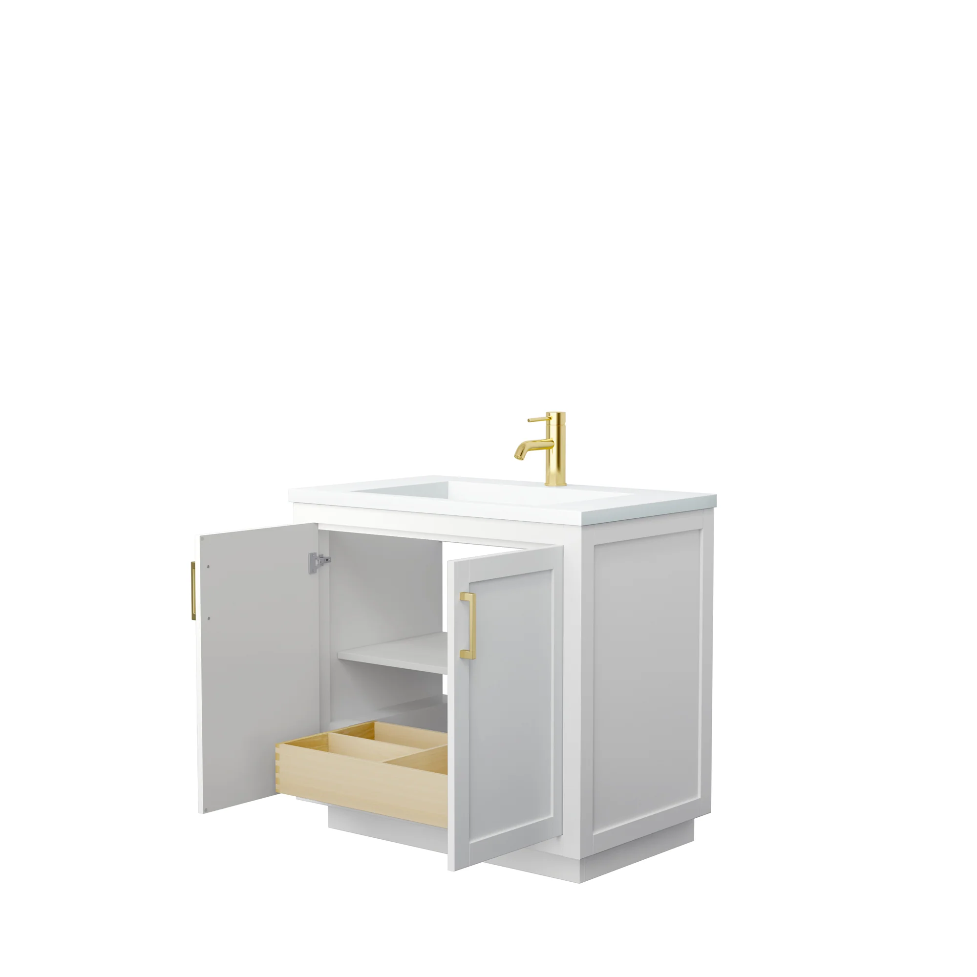 Wyndham Collection Miranda 36 Inch Single Bathroom Vanity in White - Image 20