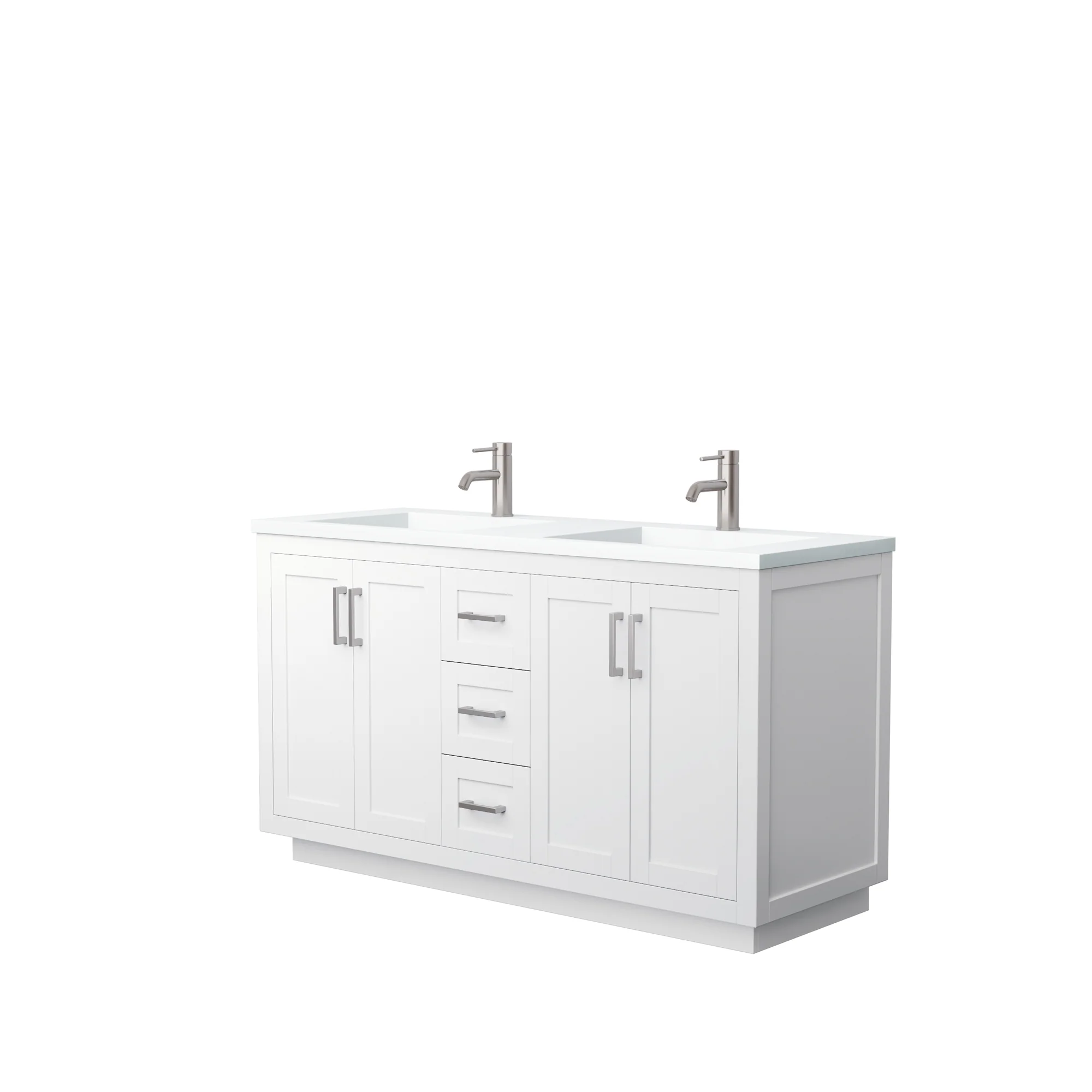 Wyndham Collection Miranda 60 Inch Double Bathroom Vanity in White - Image 12